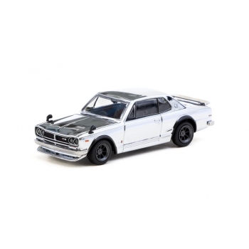 Tarmac 1:64 Nissan Skyline HT 2000GT-R Japan Special Edition silver chrome